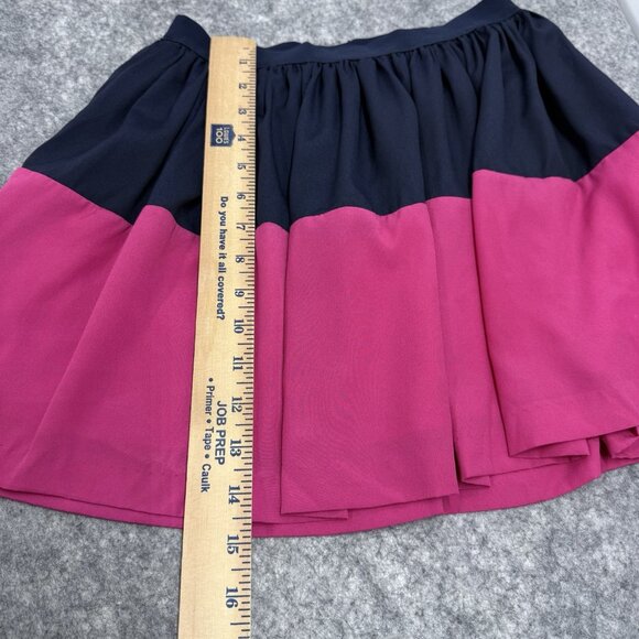Ralph Lauren Girls Skirt L‎ 12-14 Navy Pink Colorblock Pleated Party School - Picture 8 of 8